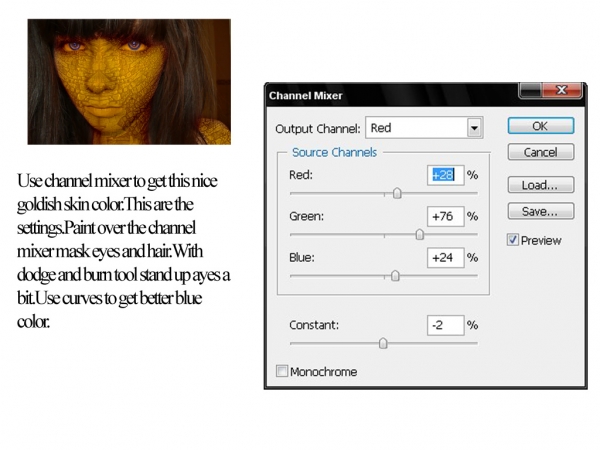 Creation of WOW Girl: Step 2
